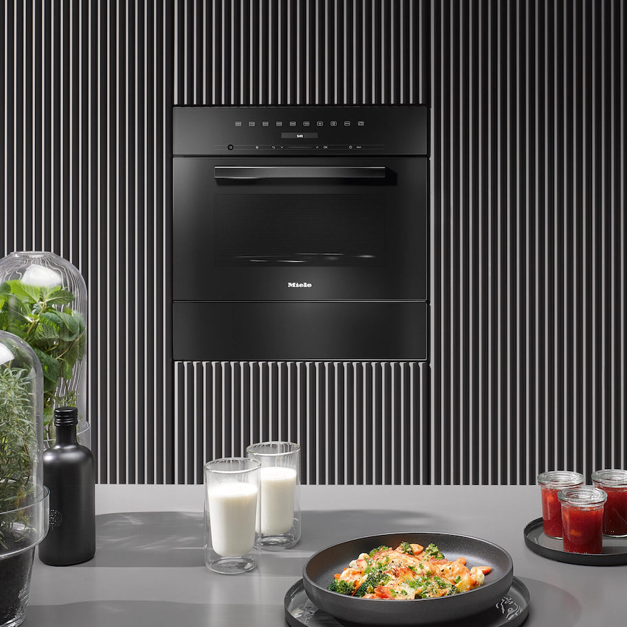 M 7244 TC-OBSW/GREY - Built-in microwave