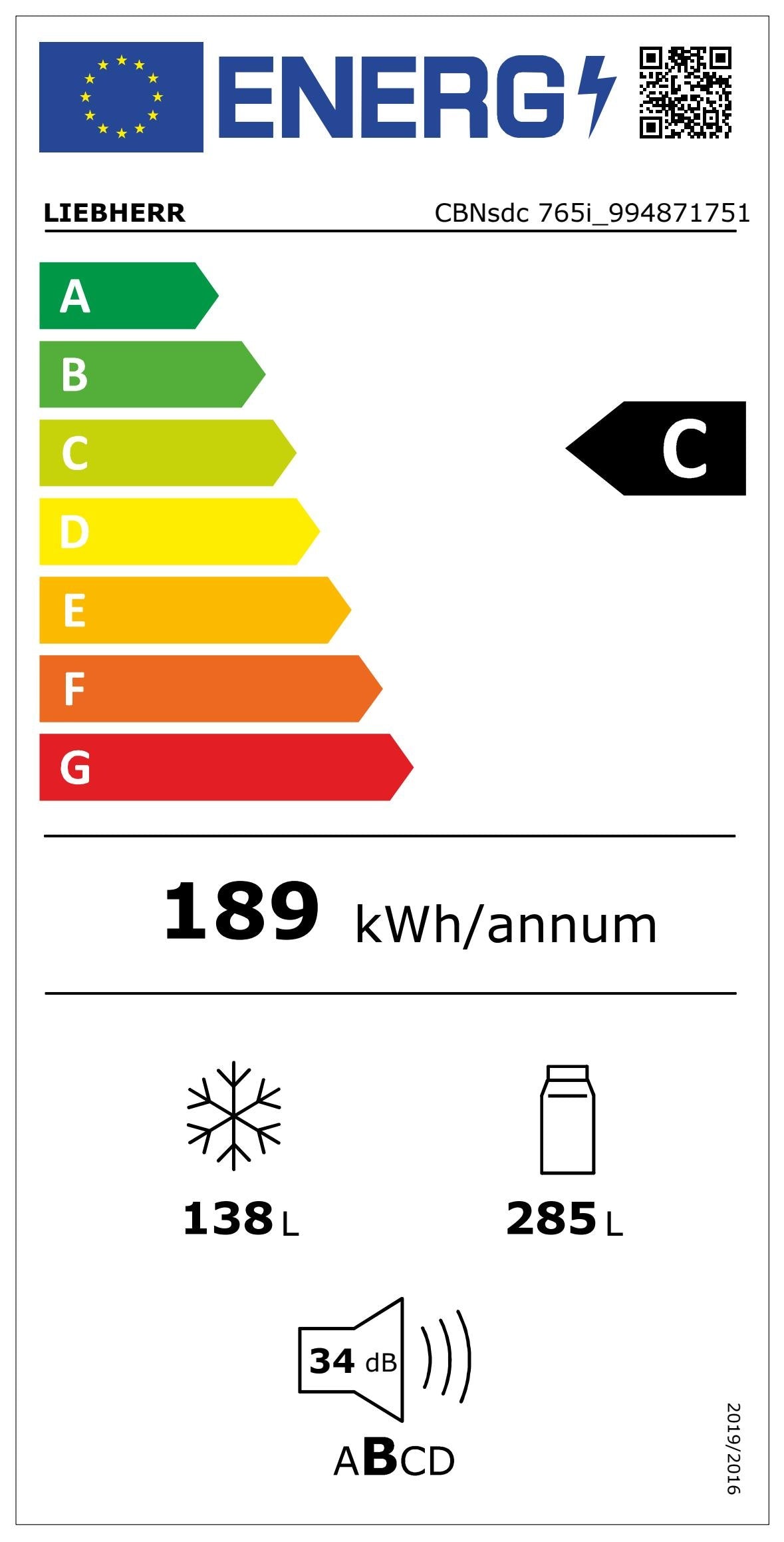 CBNsdc 765i prime BioFresh NoFrost