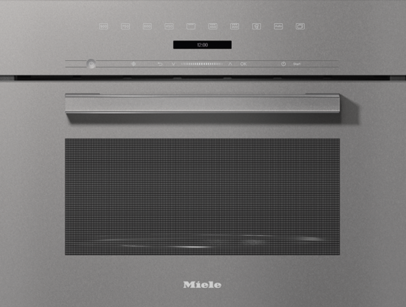 M 7244 TC-OBSW/GREY - Built-in microwave